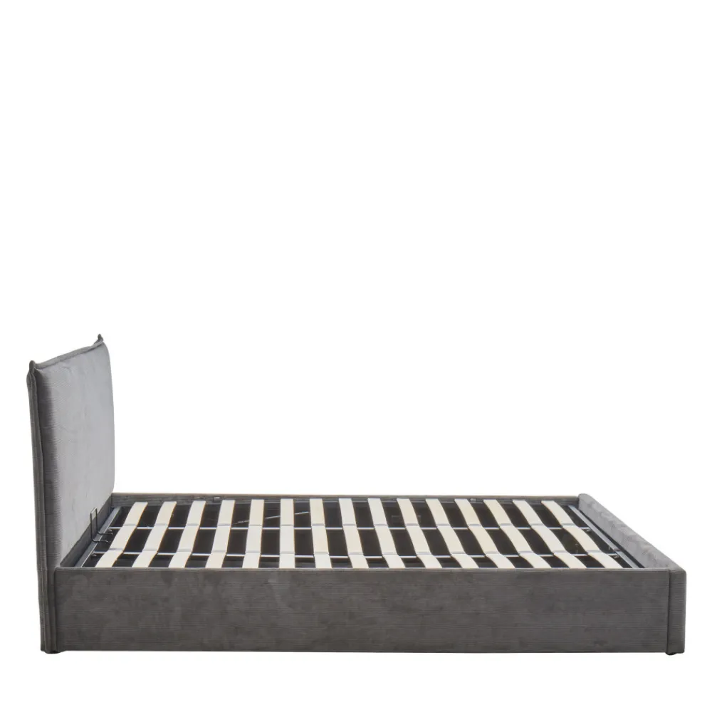 Drawer CAMA Lit coffre en velours côtelé 180x200cm