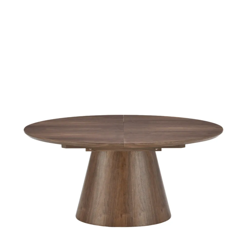 Drawer CAMI Table à manger extensible 6 à 8 personnes ovale en bois
