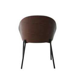 House Nordic CANELAS Lot de 2 chaises en tissu et métal