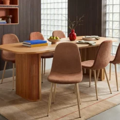 Drawer CAPANATable à manger 8 personnes en bois