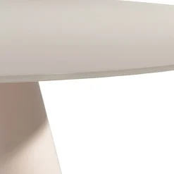 Drawer CELESTE Table à manger 4 personnes ronde en verre trempé et métal ø120cm