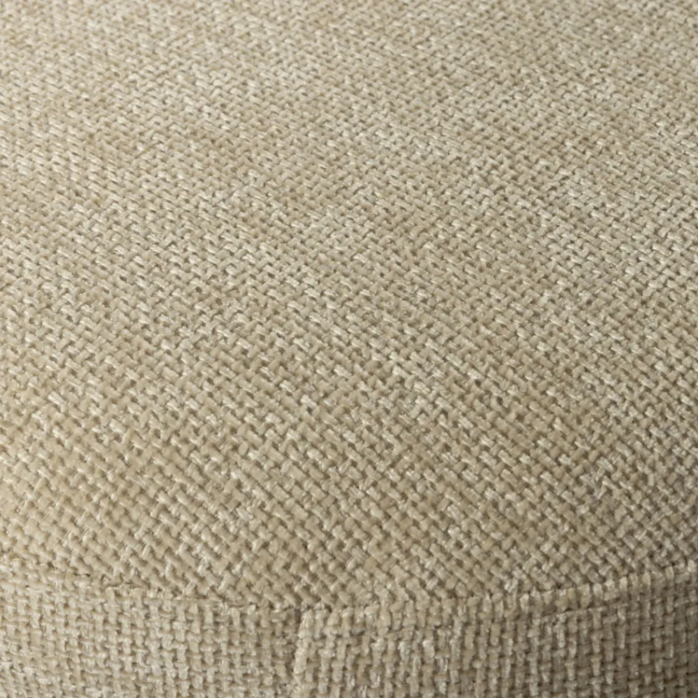 Woood CHARLIE Pouf rond en tissu ø45cm