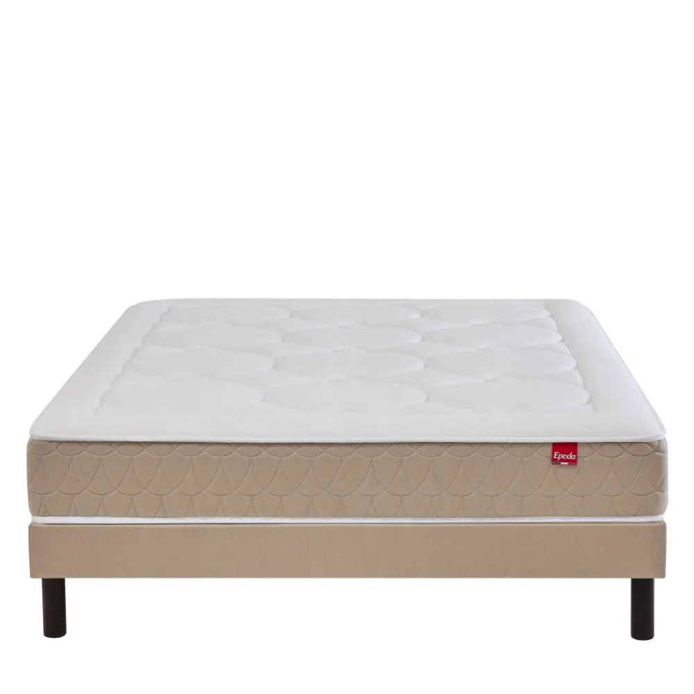 Ep\u00e9da CLÉMAÉ 2 Matelas à ressorts et latex, accueil équilibré