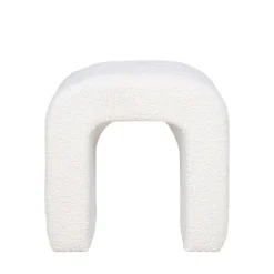 House Nordic COLMA Pouf en tissu bouclette