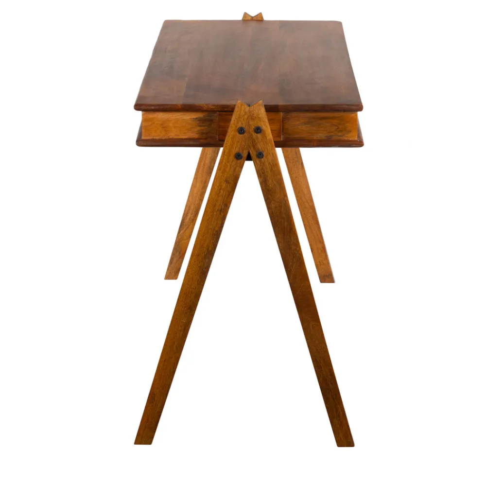 Woood COMPARTMENT Bureau en bois 3 niches L120cm