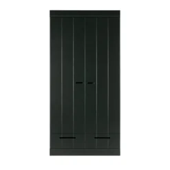 Woood CONNECT Armoire en pin 2 portes 2 tiroirs
