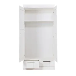 Woood CONNECT Armoire en pin 2 portes 2 tiroirs