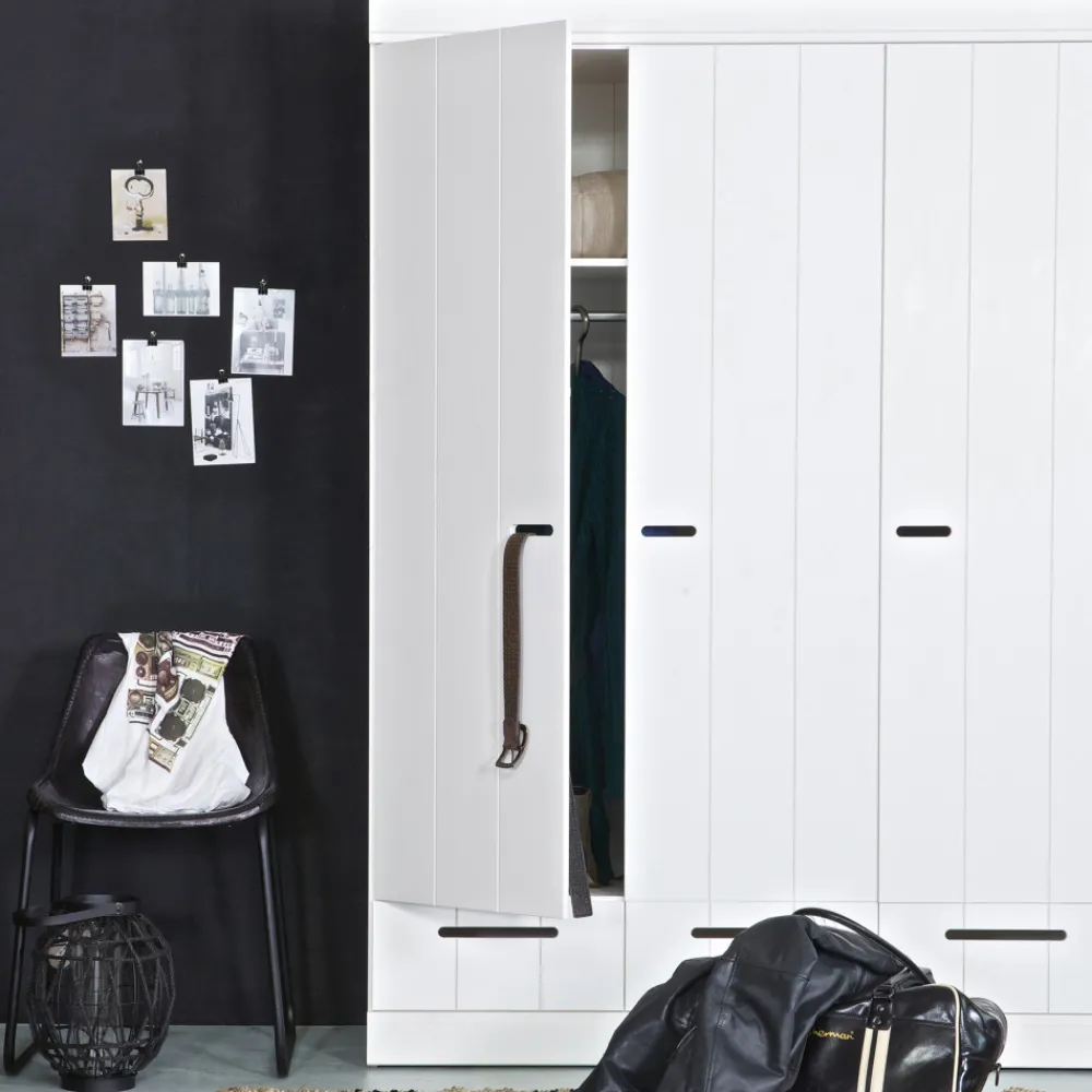 Woood CONNECT Armoire vestiaire 3 portes / 3 tiroirs