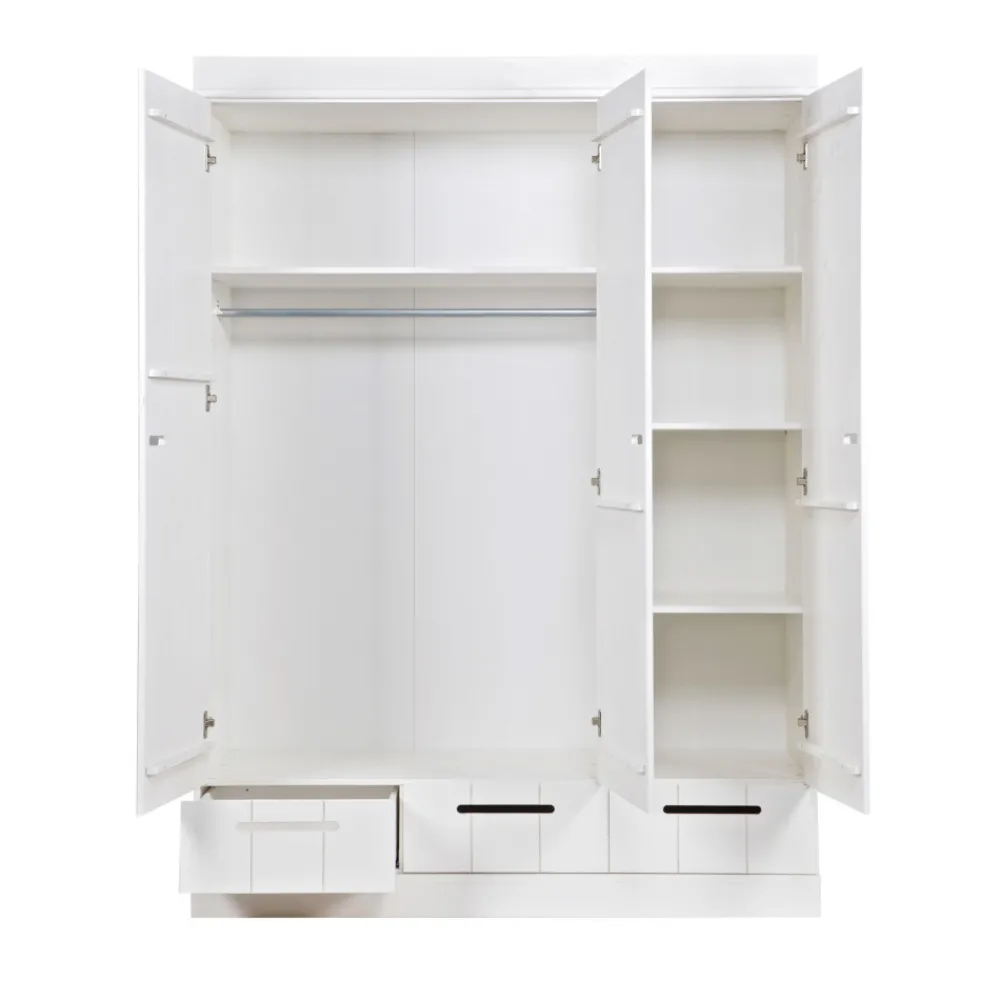 Woood CONNECT Armoire vestiaire 3 portes / 3 tiroirs