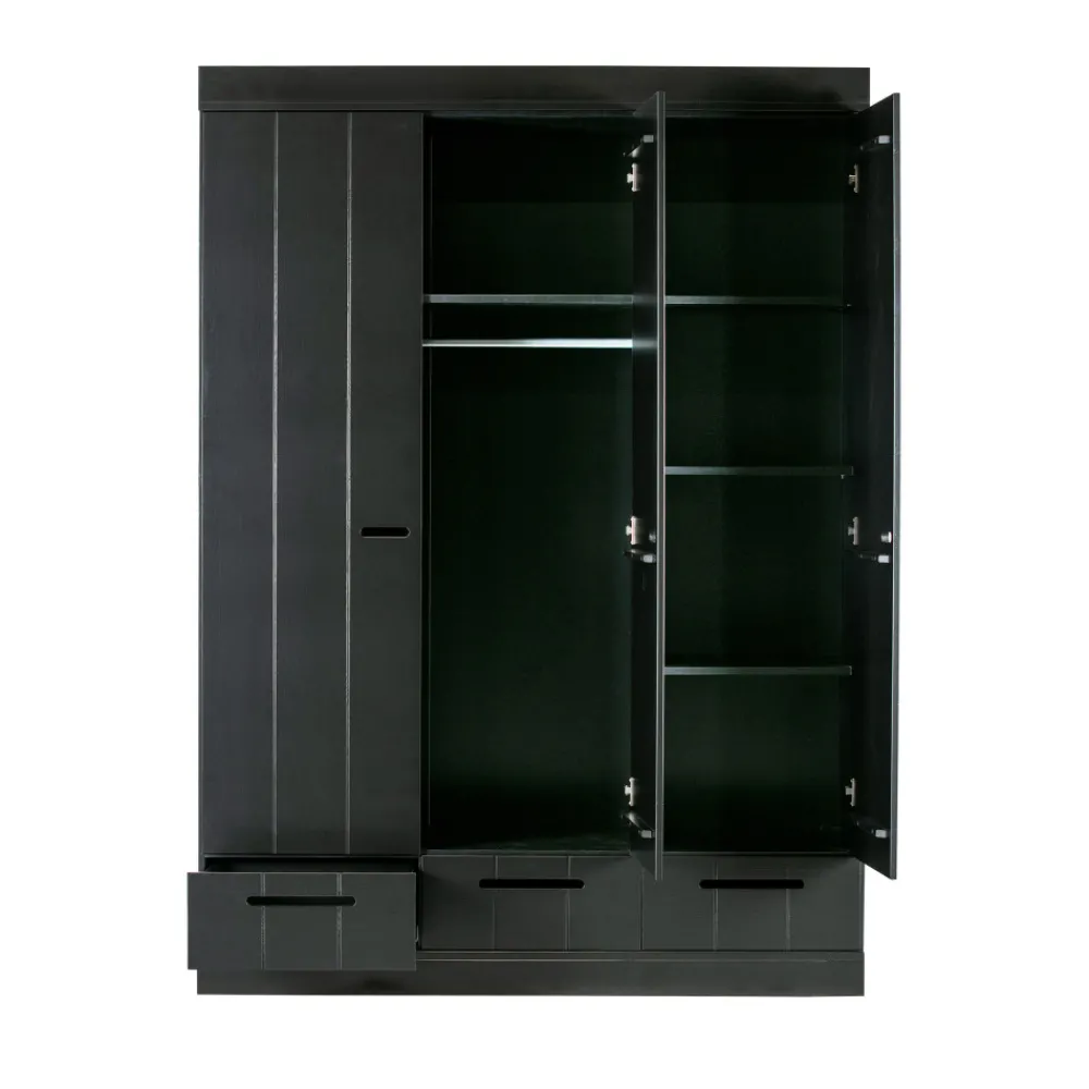 Woood CONNECT Armoire vestiaire 3 portes / 3 tiroirs