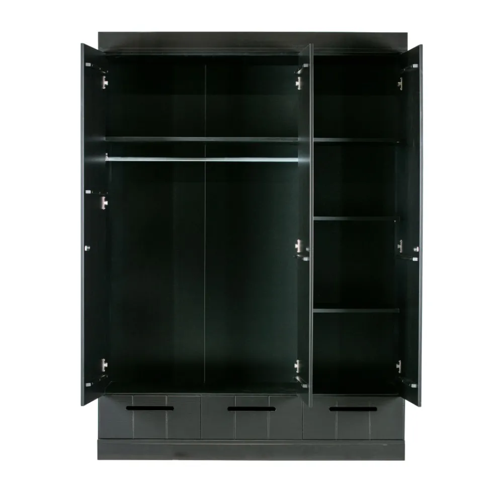 Woood CONNECT Armoire vestiaire 3 portes / 3 tiroirs