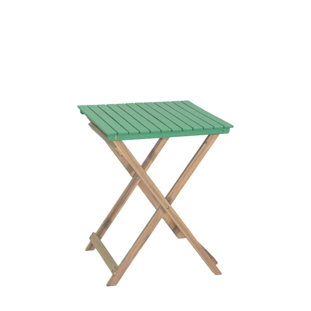 Drawer DANA Set bistrot pliant de jardin 2 personnes en bois