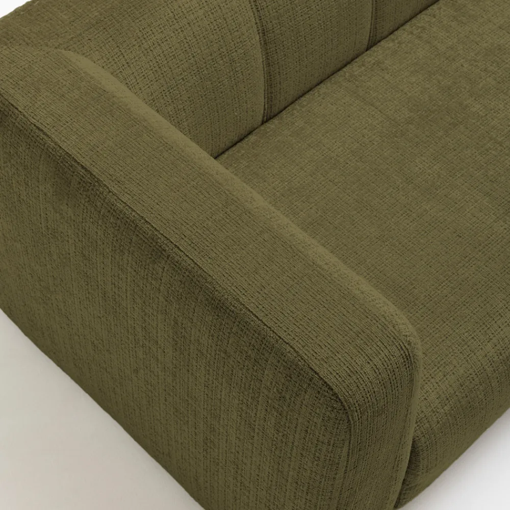 Drawer DANAE Canapé convertible 4 places en tissu chenille