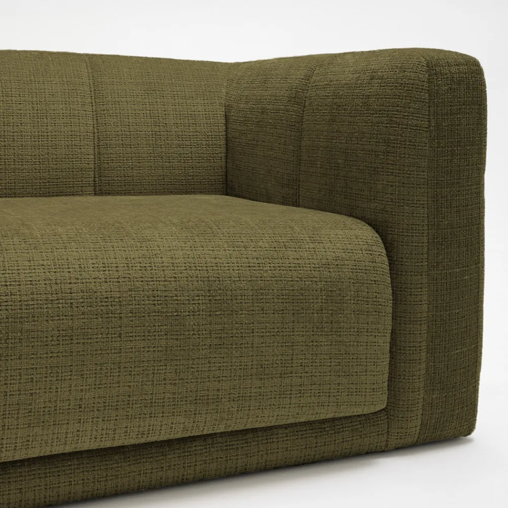 Drawer DANAE Canapé convertible 4 places en tissu chenille