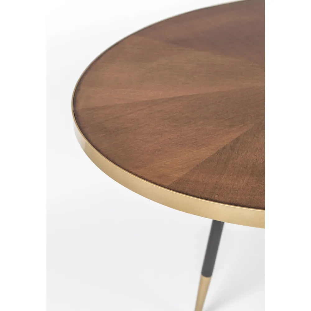 No name DENISE Table à manger 6 personnes en bois et métal