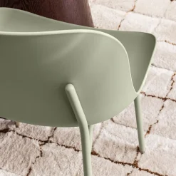 Drawer DIEGO Lot de 4 chaises intérieur et extérieur en plastique et métal