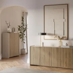 Drawer ENARA Buffet 4 portes en bois L180cm