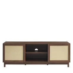 No name ESTELA Meuble TV 2 portes en bois L150cm