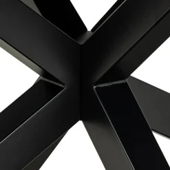 Drawer EURAME Table à manger extensible 6 à 12 personnes en céramique et métal 200-240x100cm