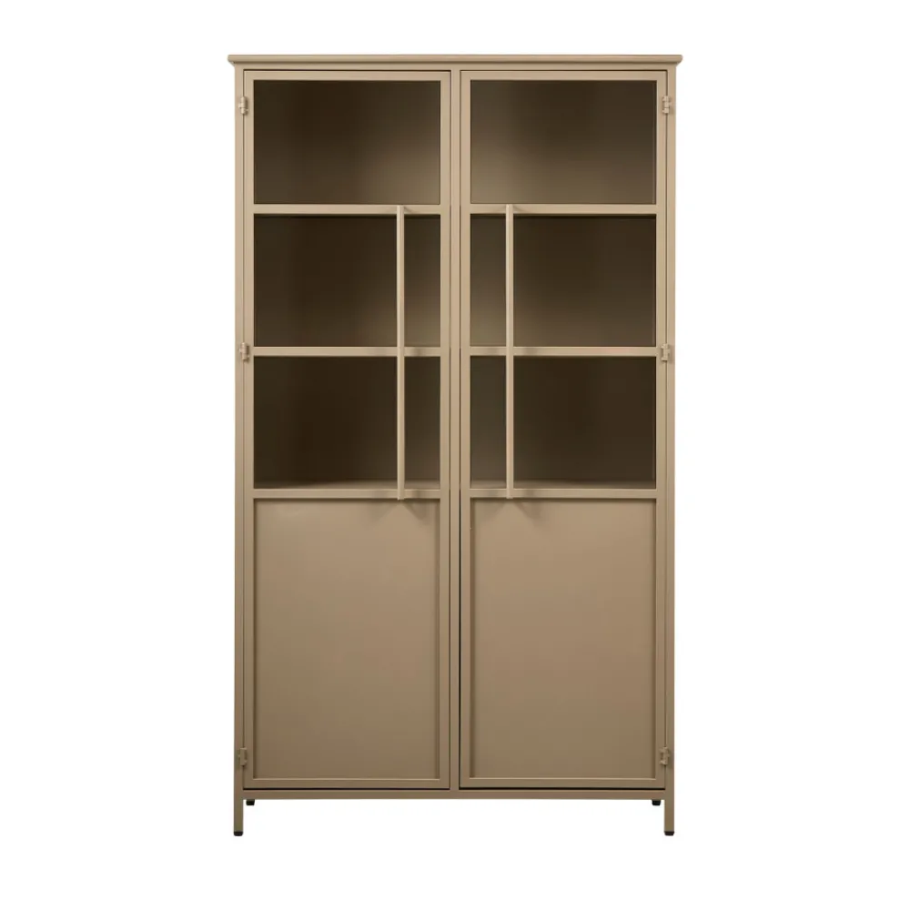 Woood EXHIBIT Vitrine 2 portes en métal H170cm