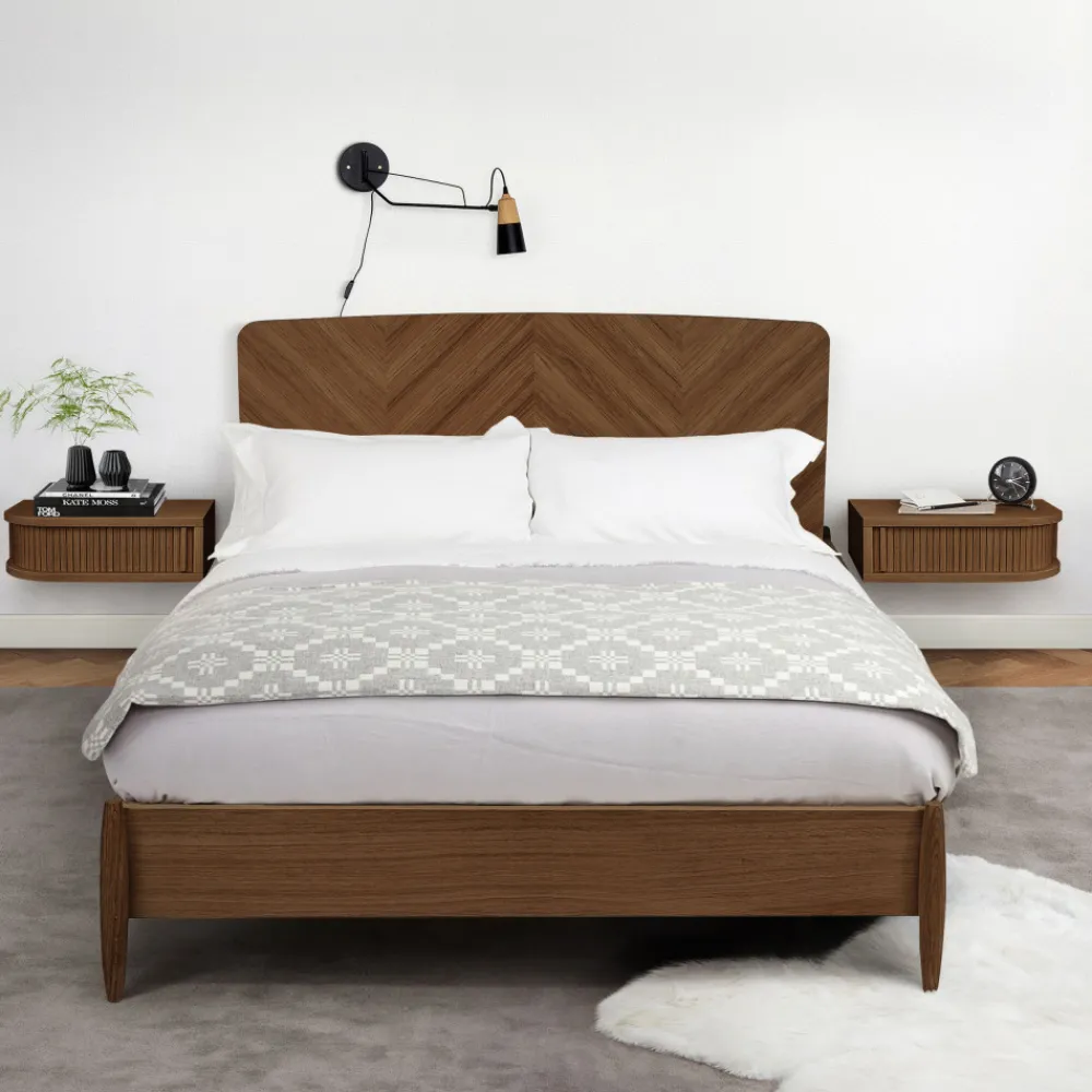 Woodman FARSTA TAMBOUR Table de chevet murale en bois