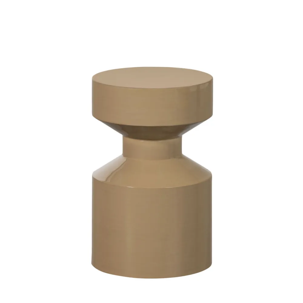 Woood FERRY Table d'appoint ronde en métal ø30cm