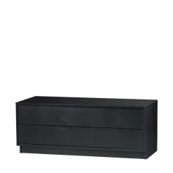 Woood FINCA Meuble TV en bois massif de pin L100cm