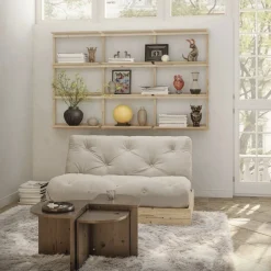 Karup Design FLIP Canapé convertible 2,5 places en tissu et bois