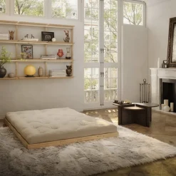 Karup Design FLIP Canapé convertible 2,5 places en lin et bois