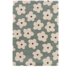 Enfant Drawer FLORA Tapis contemporain à motif floral