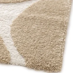 Drawer FLOW Tapis contemporain à motif floral en relief