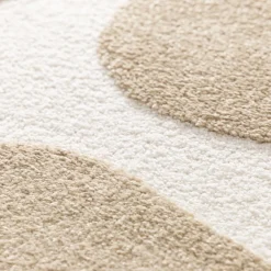 Drawer FLOW Tapis contemporain à motif floral en relief