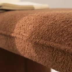 Drawer FULL Banc rembourré en tissu bouclette L100cm