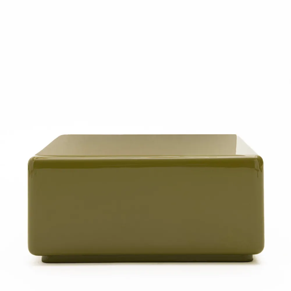 Drawer GAIA Table basse carrée laquée 60x60cm