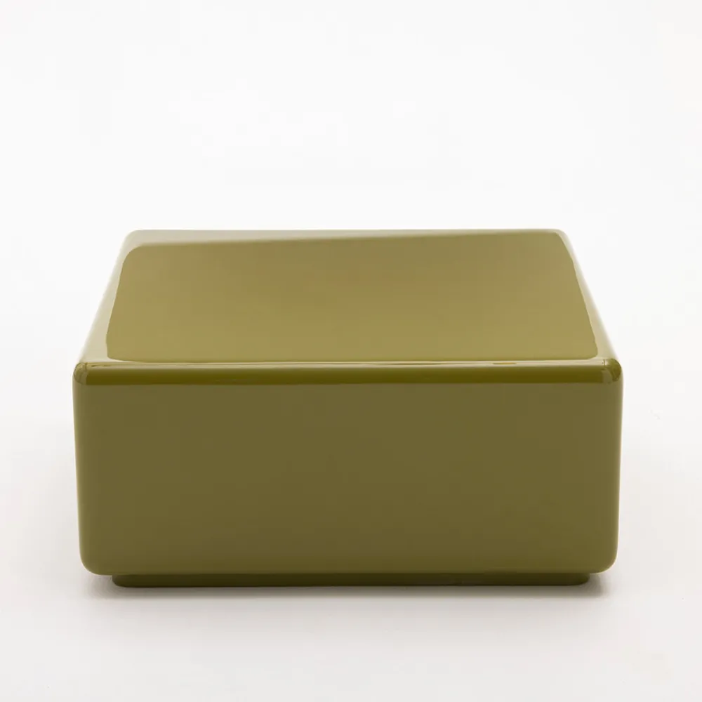 Drawer GAIA Table basse carrée laquée 60x60cm
