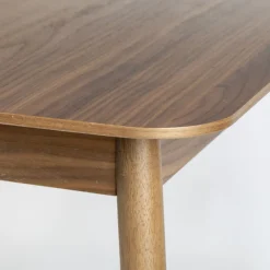 Zuiver GLIMPS Table à manger extensible 4 à 6 personnes 120-162x80cm en bois