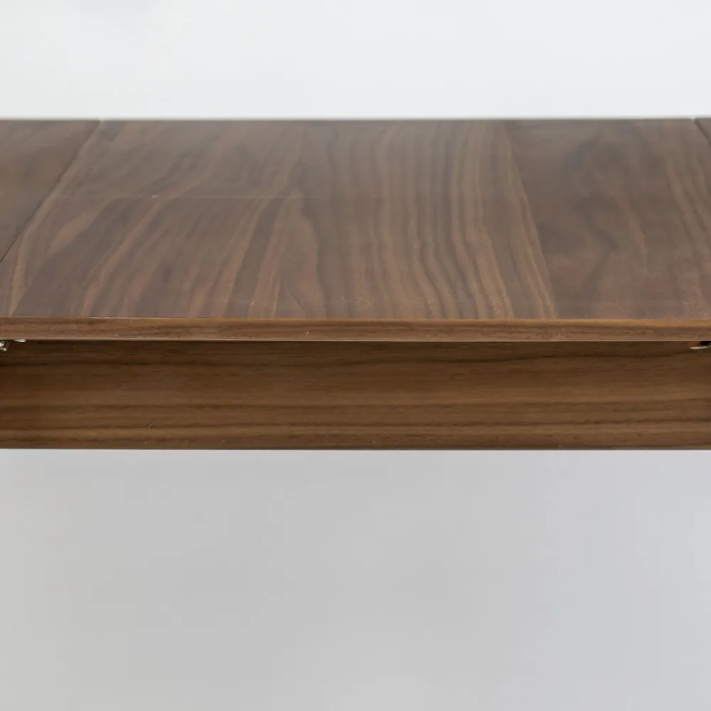 Zuiver GLIMPS Table à manger extensible 4 à 6 personnes 120-162x80cm en bois