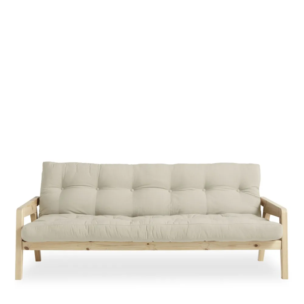 Karup Design GRAB Canapé convertible en bois naturel et tissu