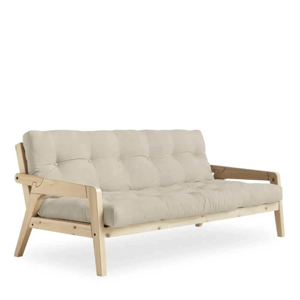 Karup Design GRAB Canapé convertible en bois naturel et tissu
