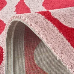 No name GROOVE Tapis vintage à motif festonné