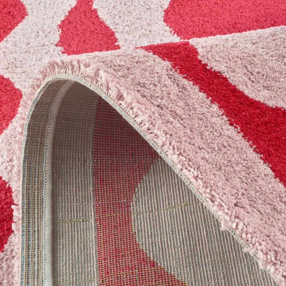 No name GROOVE Tapis vintage à motif festonné