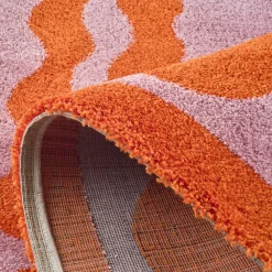 No name GROOVE Tapis vintage à motif festonné