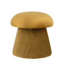 House Nordic HAMPTON Pouf champignon en velours ø39cm