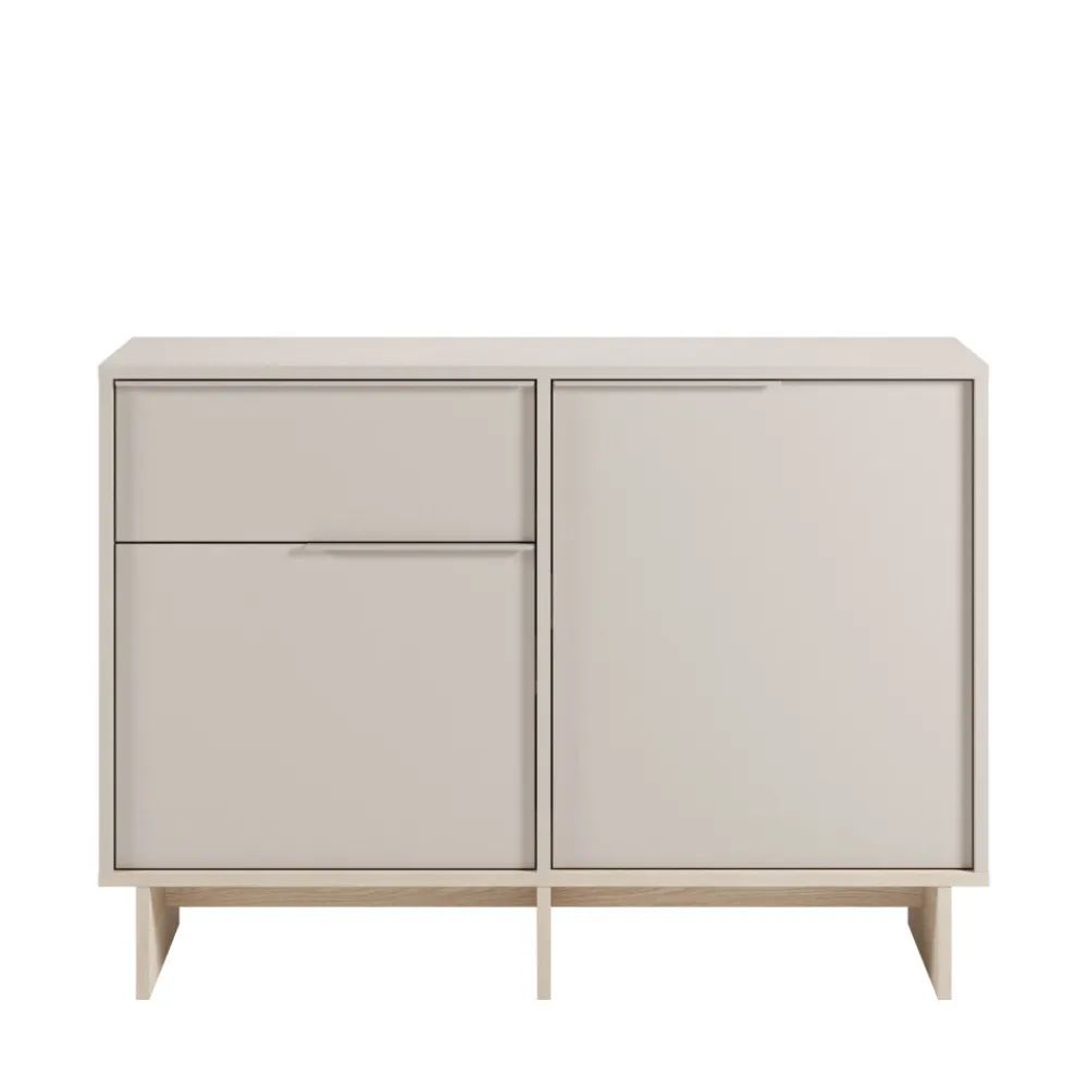 Drawer HARRIET Buffet 2 portes 1 tiroir en bois et métal L120cm