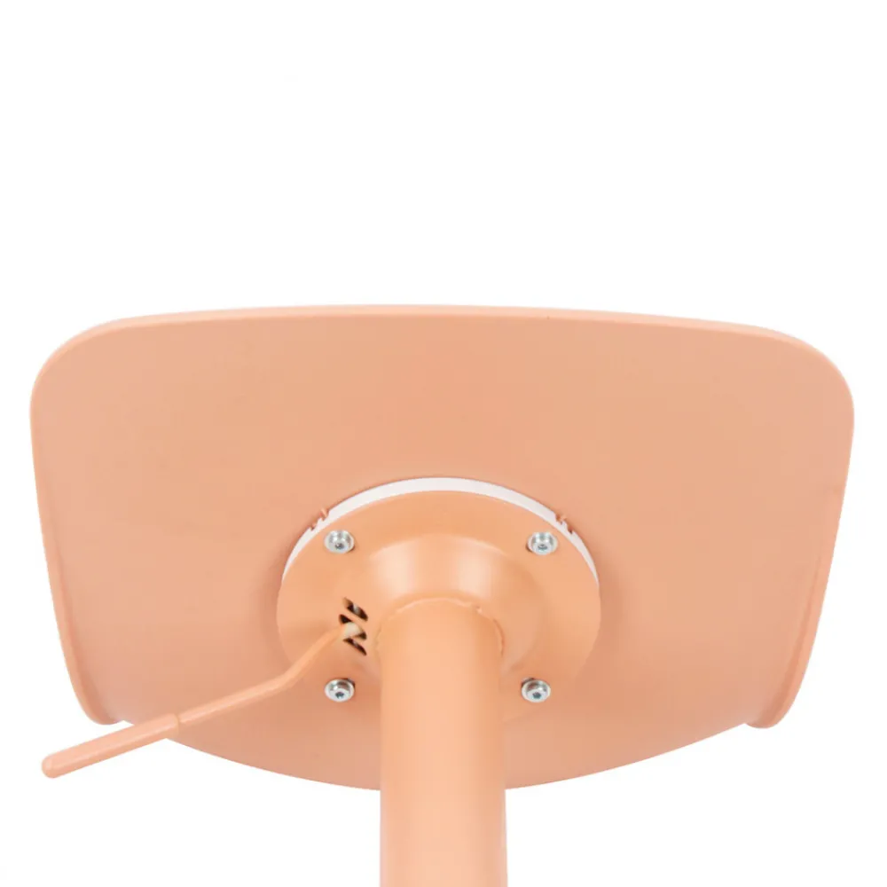 Drawer HERIBO Lot de 2 chaises de bar réglables en plastique et métal H58-79cm