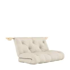 Karup Design HOOKED Canapé convertible 2,5 places en tissu et bois avec accroches murales