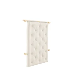Karup Design HOOKED Canapé convertible 2,5 places en lin et bois avec accroches murales