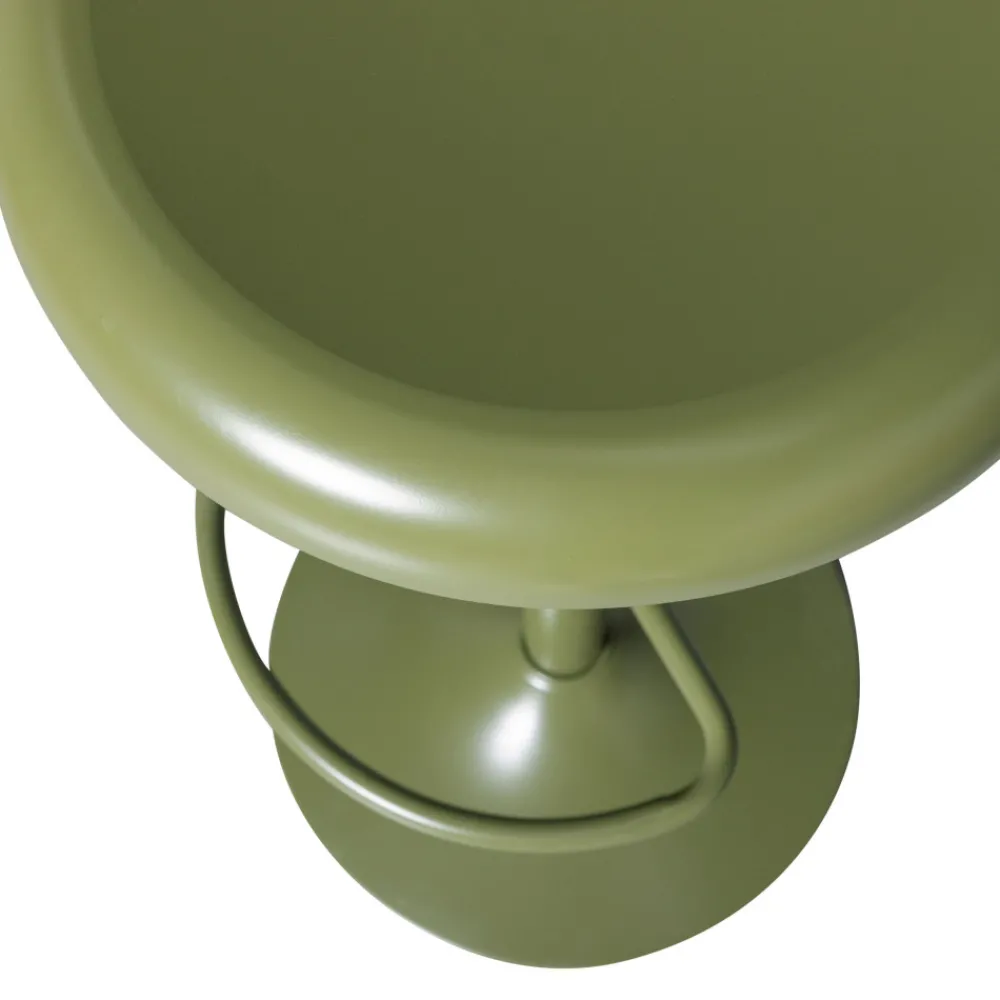 Woood ISAAC Tabouret de bar réglable en métal H61-81cm