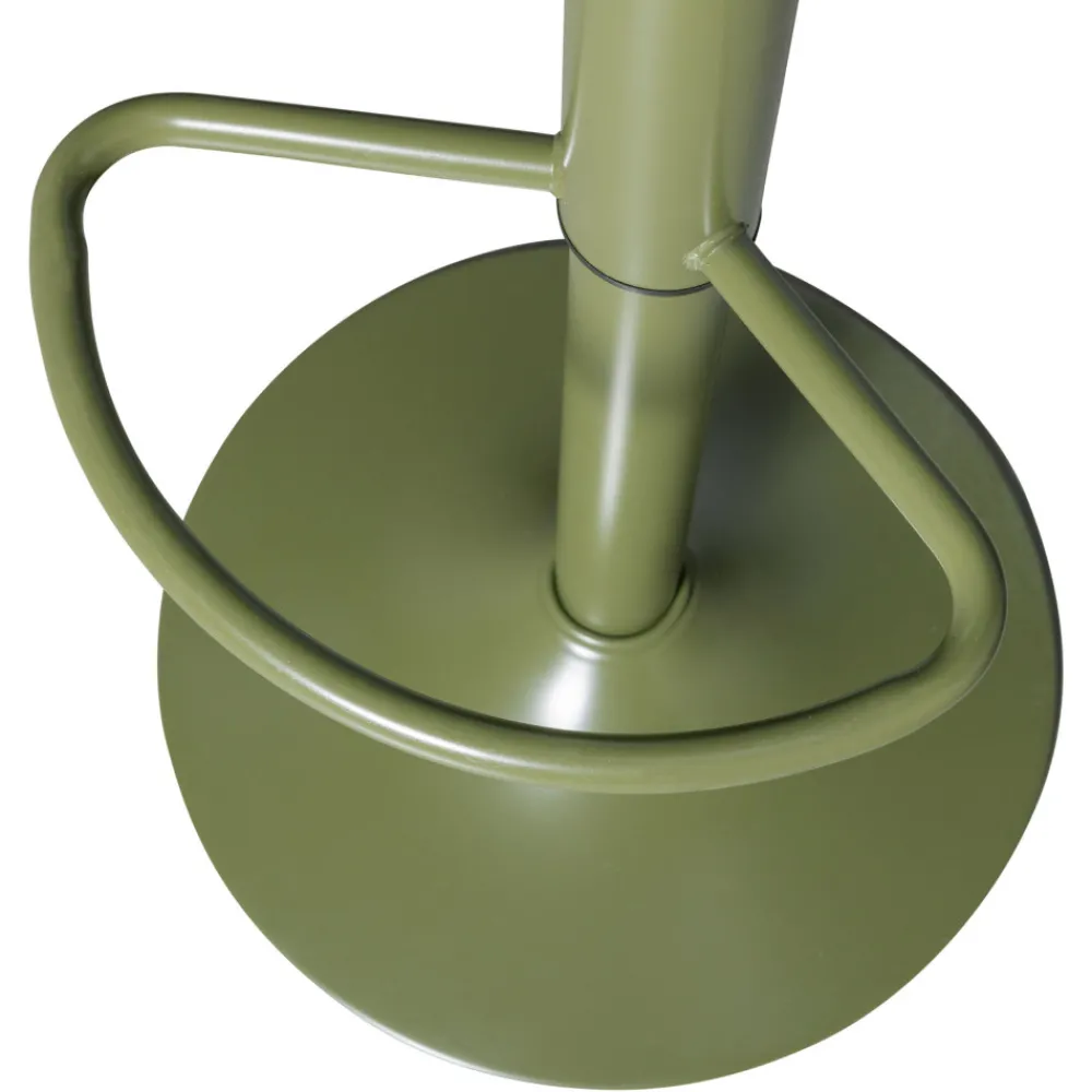 Woood ISAAC Tabouret de bar réglable en métal H61-81cm