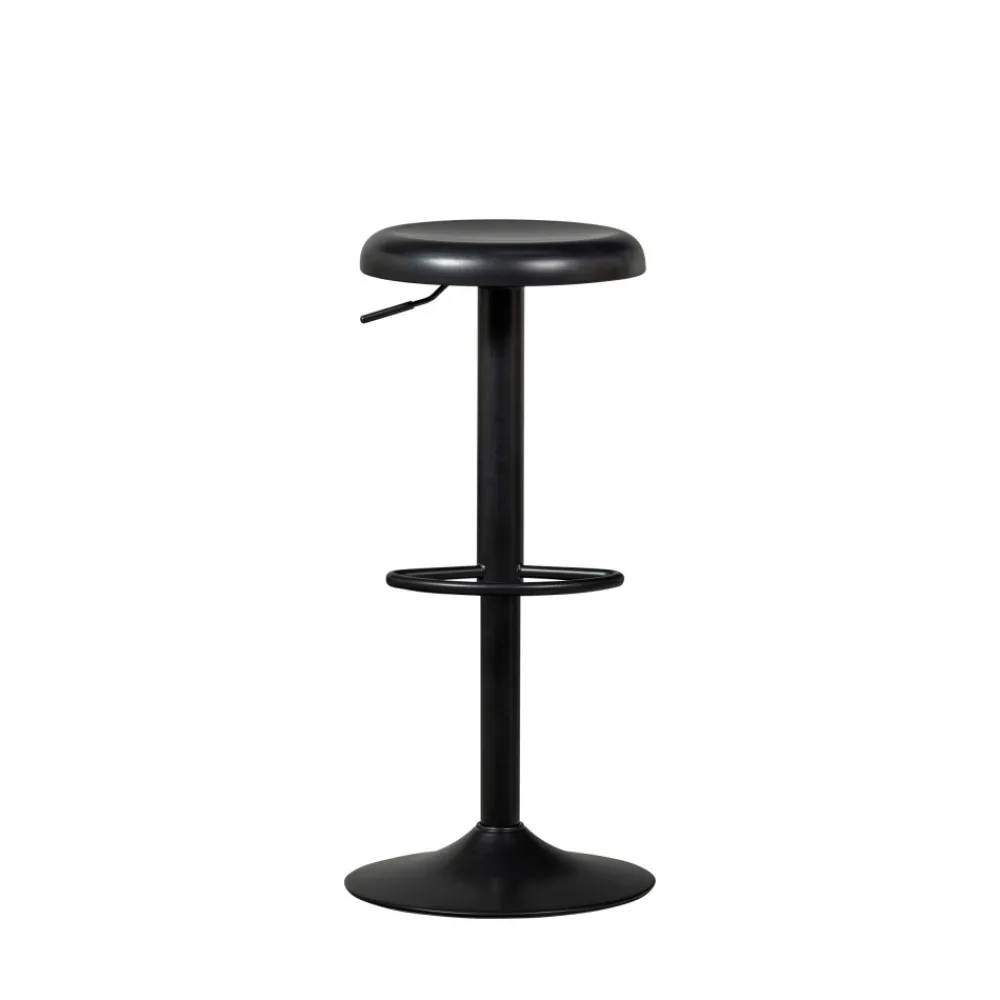 Woood ISAAC Tabouret de bar réglable en métal H61-81cm